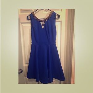Blue formal party dress